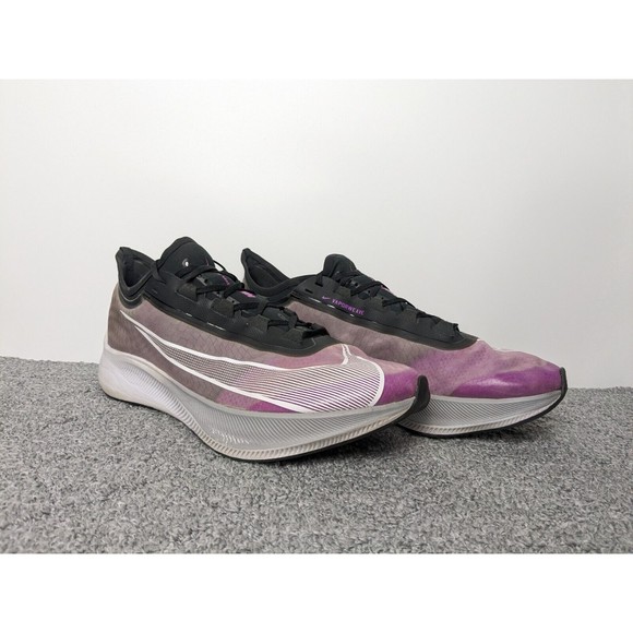 Nike Zoom Fly 3 Mens Size 12.5 Purple Athletic Running Shoes - Picture 5 of 10